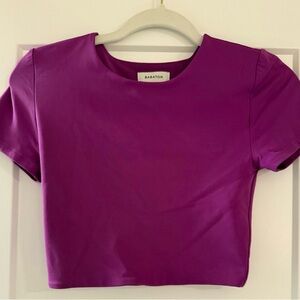 Babaton Vibrant Purple Crop Top
